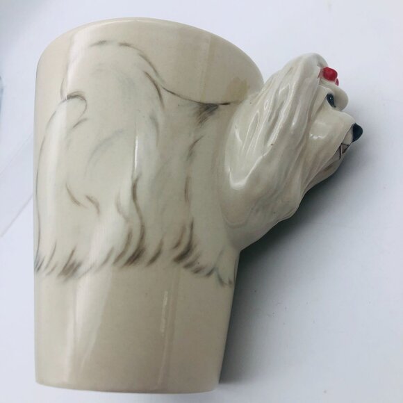 Blue Witch Ceramics Maltese Dog Mug With 3D Handle - Picture 12 of 12